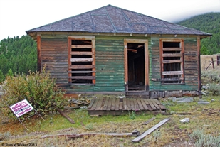 Green house, Gilmore, Idaho