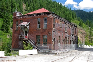 Hecla Administration building, Burke, Idaho