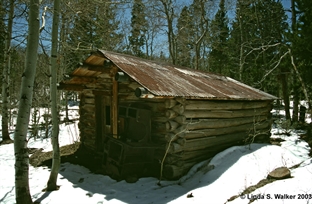 Foreman's cabin, Miner's Delight, Wyoming
