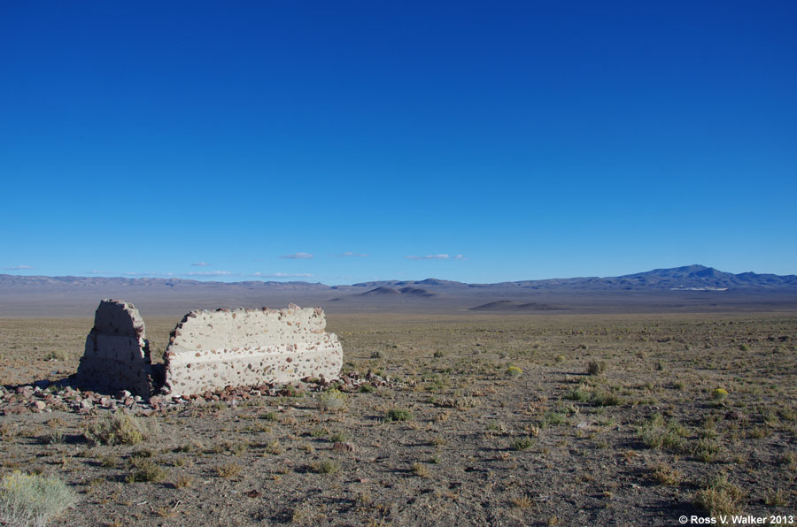 Desolate rock ruin, Vernon, Nevada 