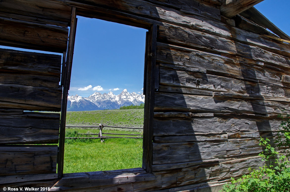 The Shane cabin, Grand Teton National Park, Wyoming