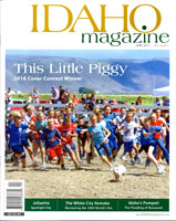 Idaho Magazine, pig chase