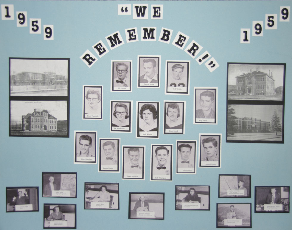 Montpelier High School, Idaho class of 1959, In Memoriam