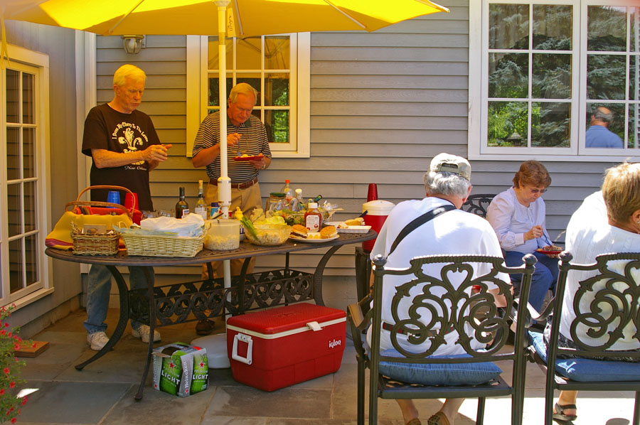 Picnic, Home of Laurie Wrable, Newtown, Connecticut 