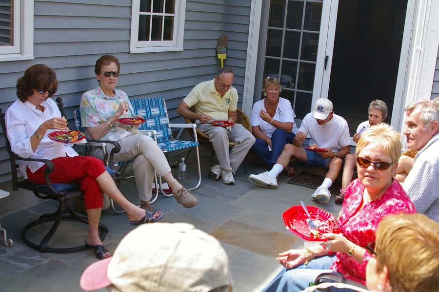 Picnic, Home of Laurie Wrable, Newtown, Connecticut 