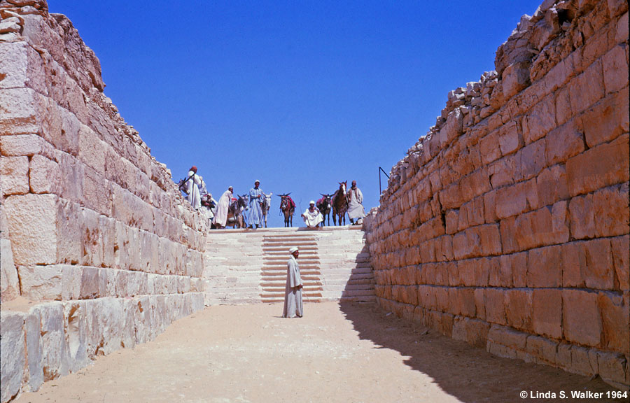 Temple entrance to King Tut's tomb, Valley of the Kings, Egypt