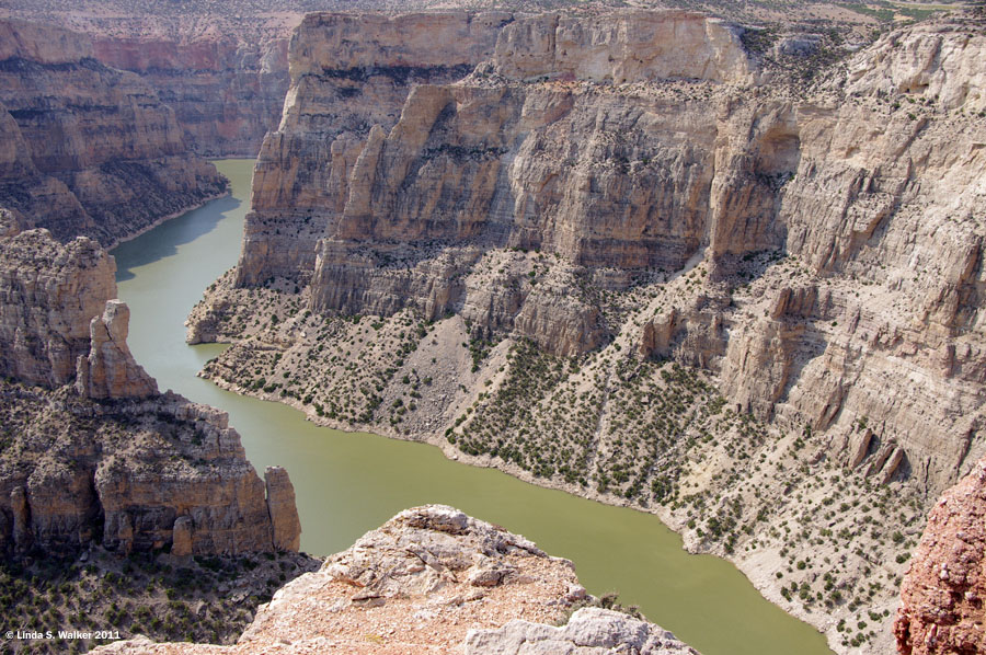 Bighorn Lake at Bighorn Canyon National Recreation Area, Montana