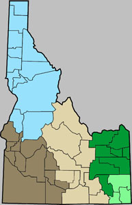 Idaho map