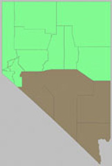 Nevada map