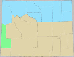 Wyoming map